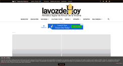 Desktop Screenshot of lavozdehoy.com