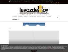Tablet Screenshot of lavozdehoy.com
